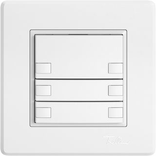KNX Taster, RGB, ohne LED, ohne Papiereinlage