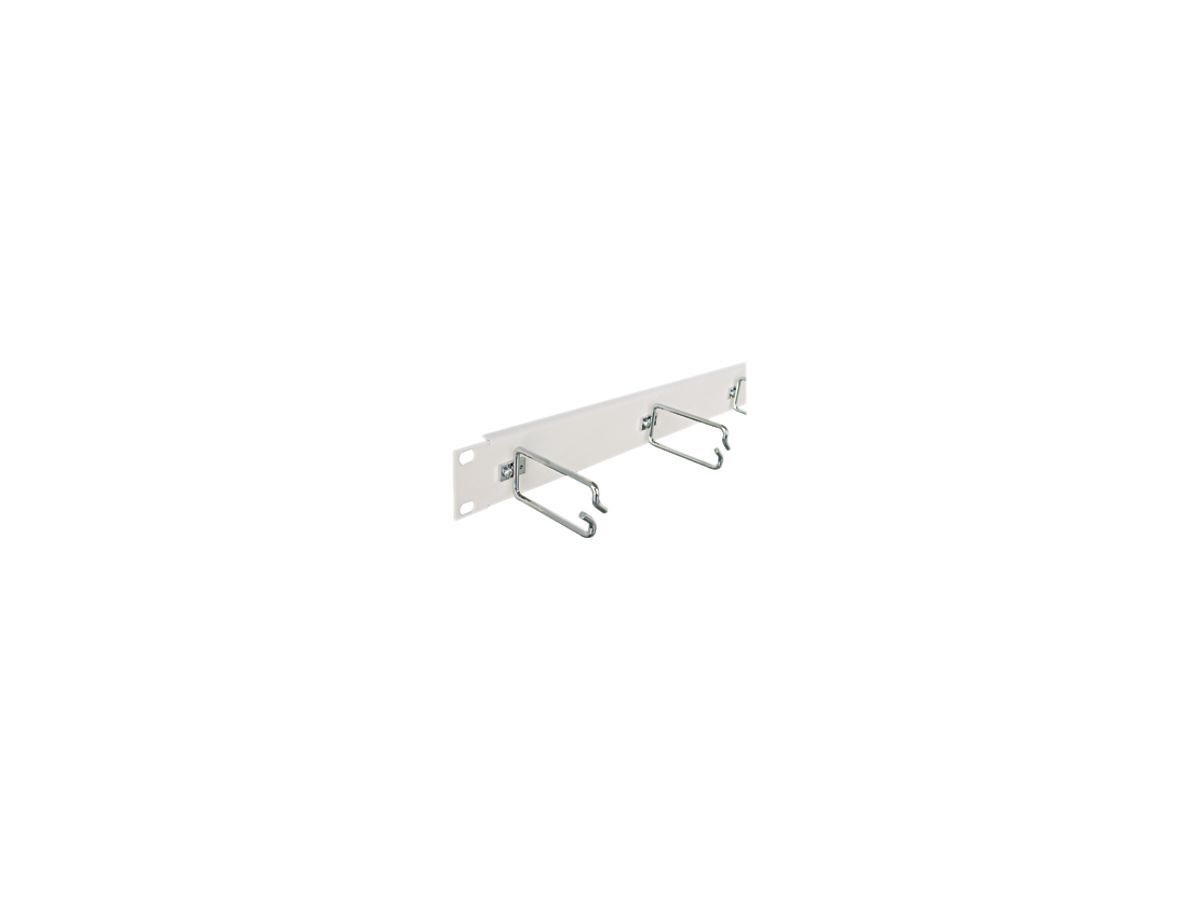 Rangierpanel ELBRO 19", Stahlblech, 1 HE, weiss
