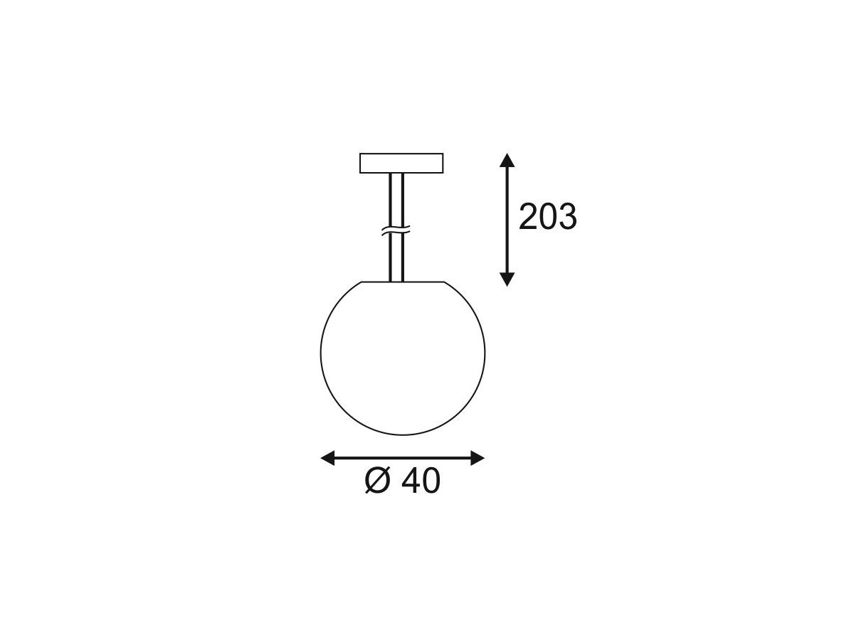 Pendelleuchte SLV ROTOBALL 40 E27 24W IP20 weiss