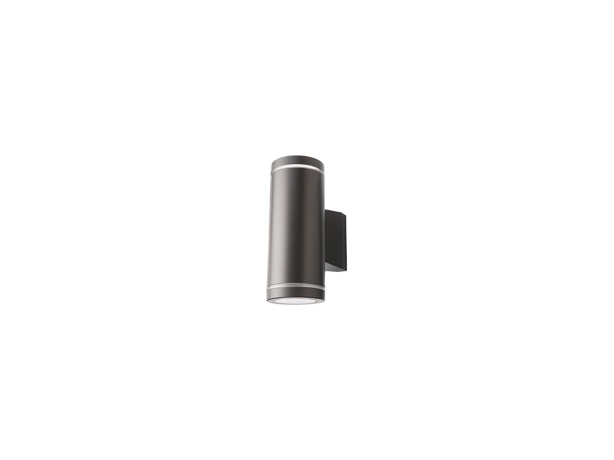 Wandleuchte SG Metro GU10 2×6.5W IP65 Ø90×225mm anthrazit