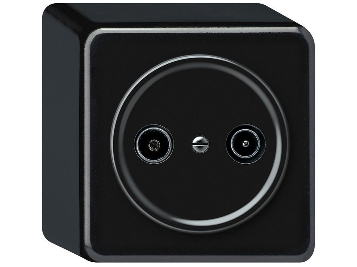 AP-Antennendose TV-R origin Enddose 10.5dB 2.7dB schwarz