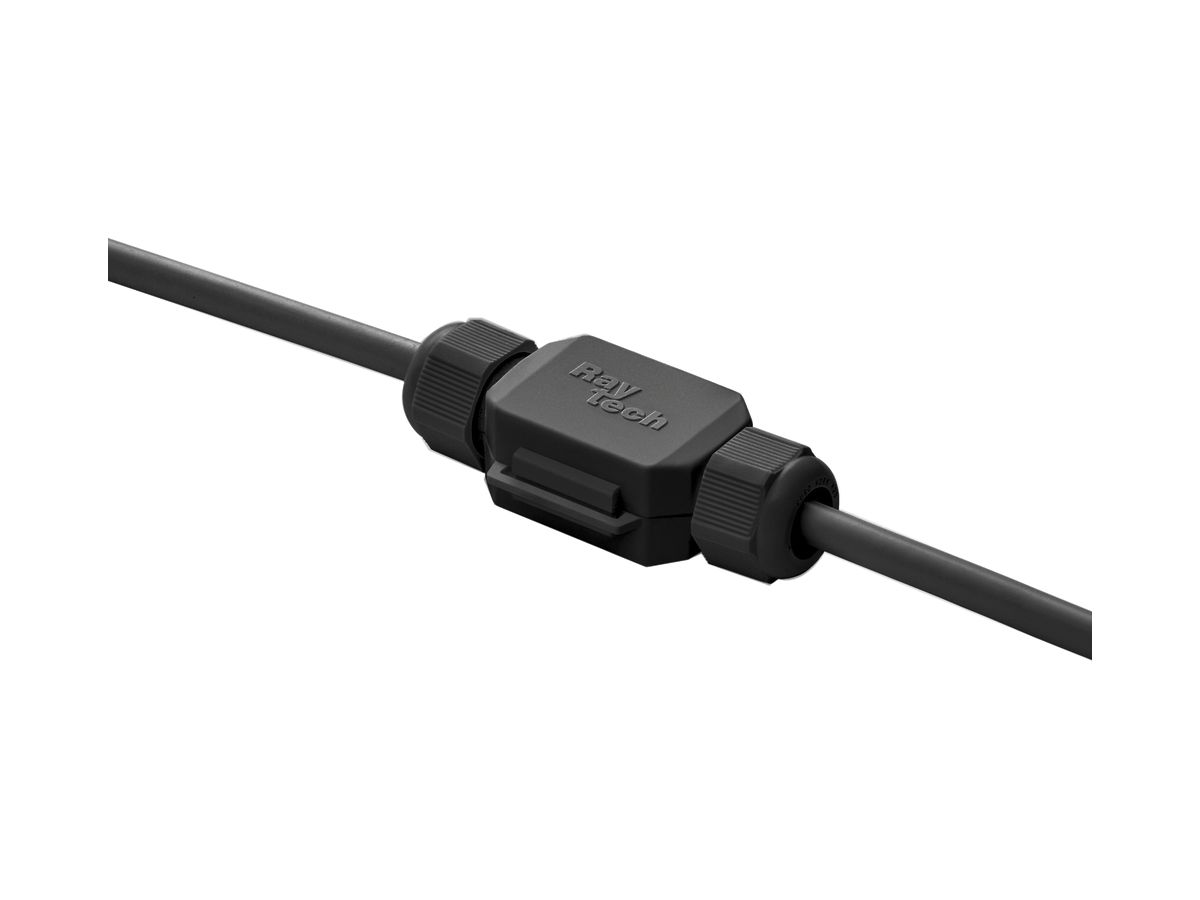 Verbindungsmuffe Raytech FRED-N mit Gel Verbinder Kabel Ø8…13mm IP68 schwarz