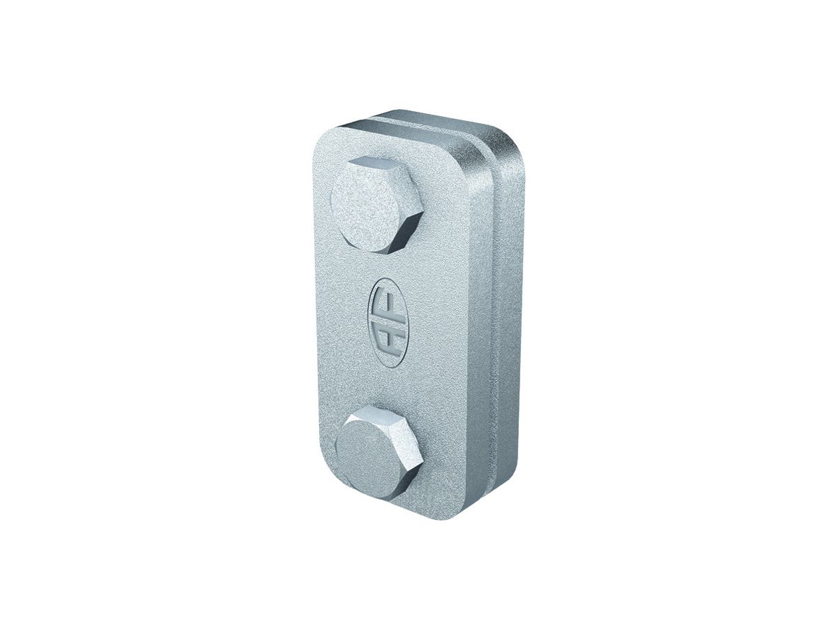 Kreuz-/Parallelverbinder Flury RE 45 für Erdbereich, M8×20, Band=30×3mm