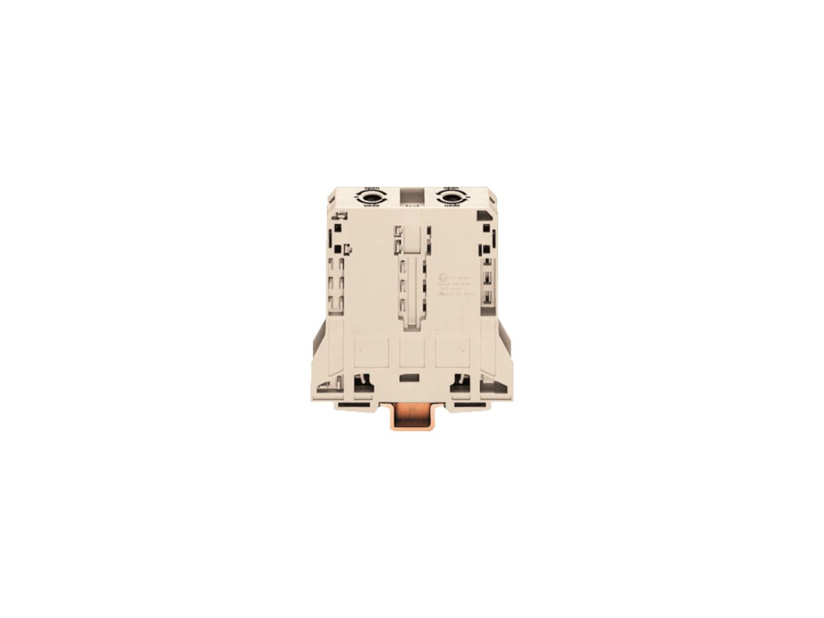 Durchgangsklemme Exe WAGO 2L 95mm² lichtgrau
