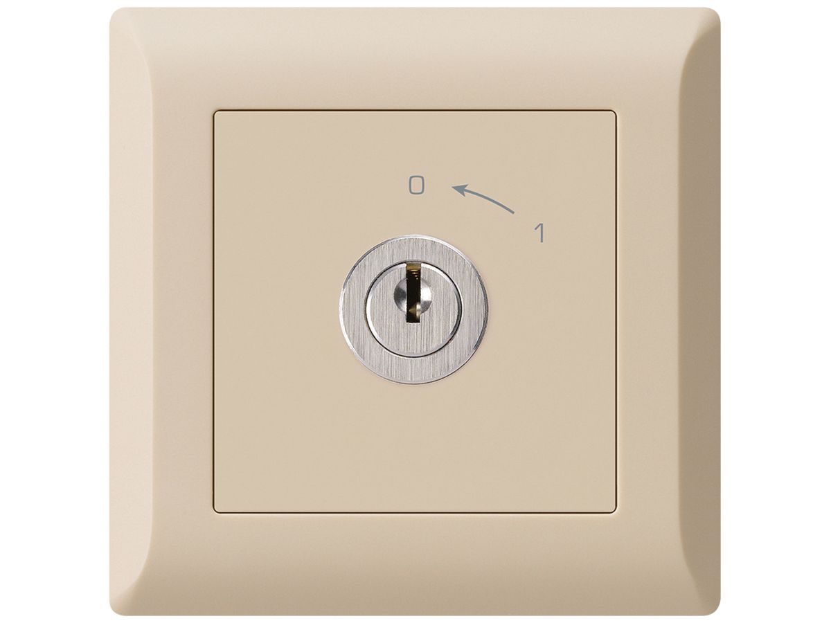 UP-SchwenkTaster 0<-1/1L kallysto.line beige mit Schloss Kaba 8