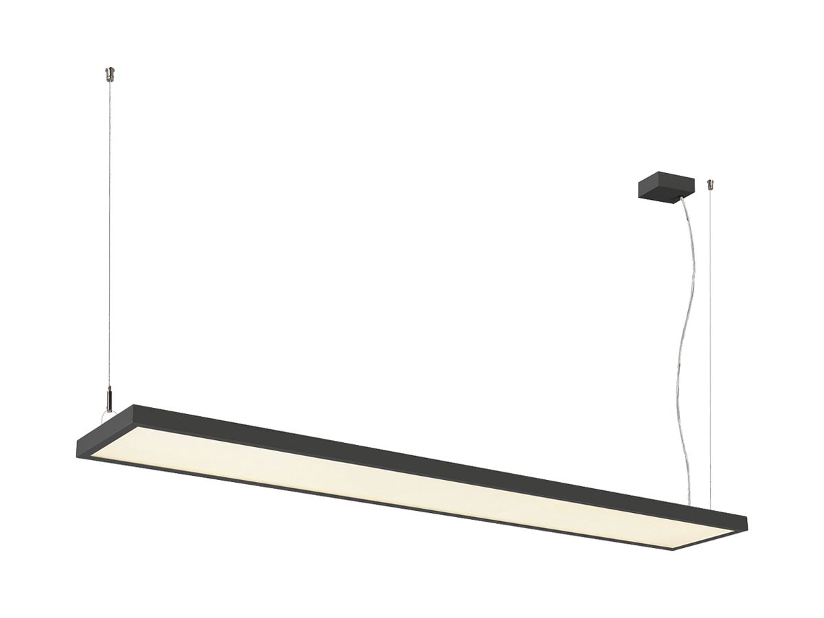 LED-Pendelleuchte SLV WORKLIGHT PRO 150 59W 7200lm 4000K DALI schwarz