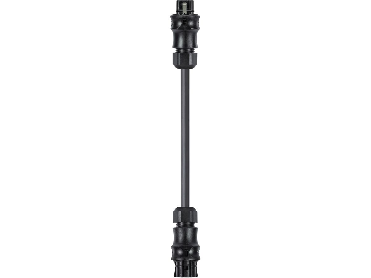 Stecker/Buchsenteil Wieland 8m 4L schwarz, 1.5mm²