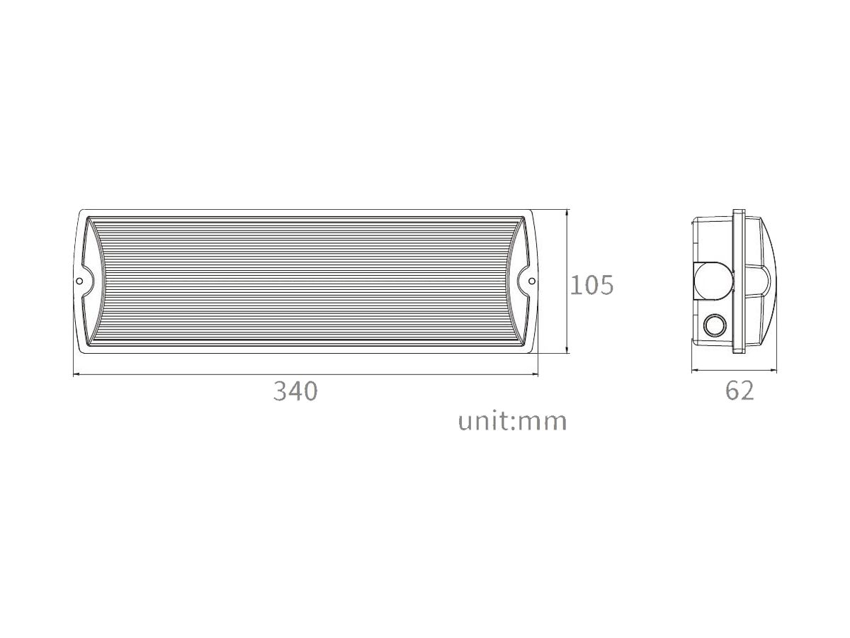 LED-Rettungszeichenleuchte Sylvania LifeSafe IP65 Aufbau/Einbau 200lm 3hPt ws