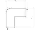 Ausseneck Bettermann zu Installationskanal WDK reinweiss 60×90mm