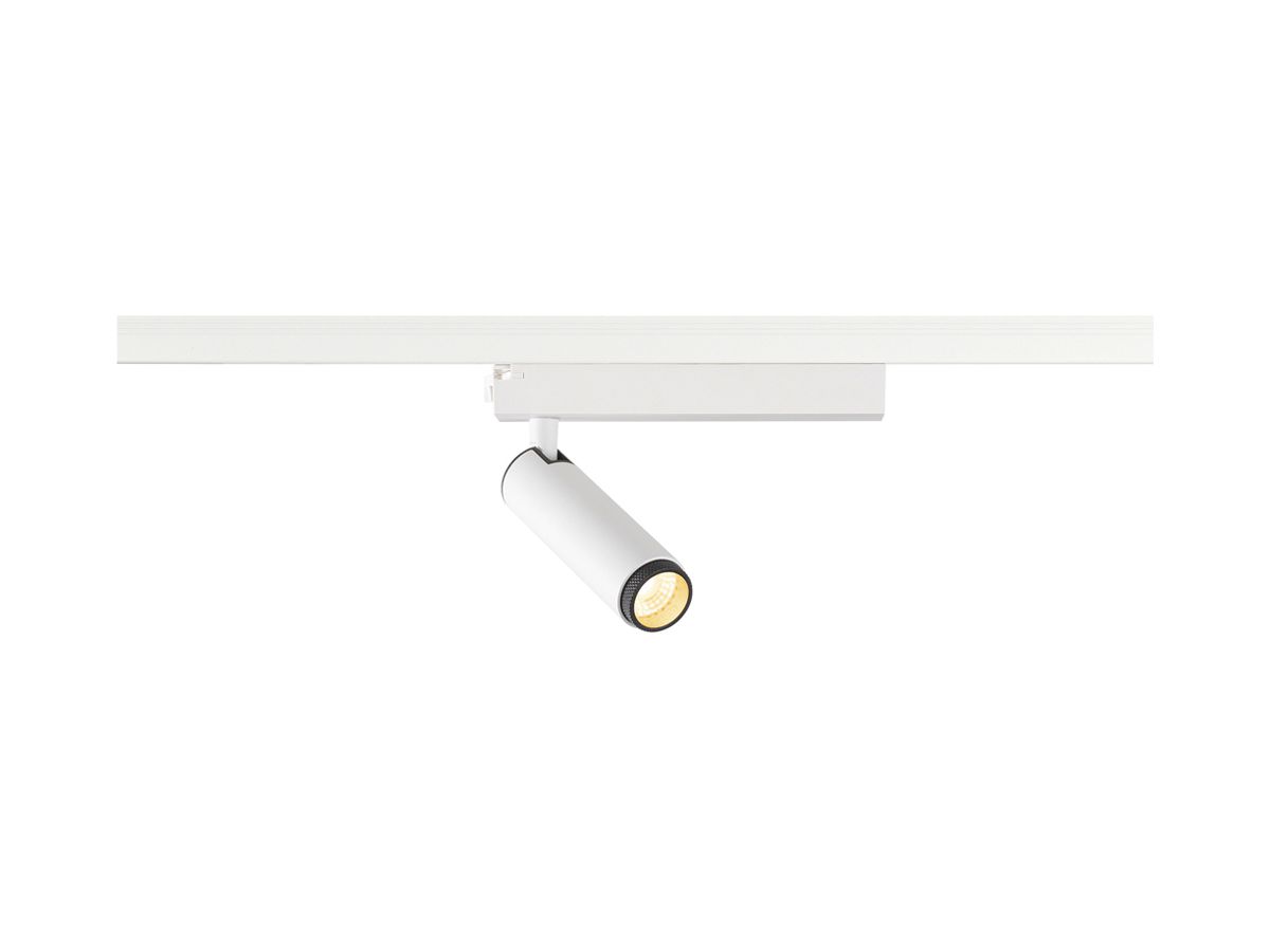 LED-Spot SLV GRIP S 1×11W 610lm 930 29° DIM AD1PH Ø30×101mm weiss