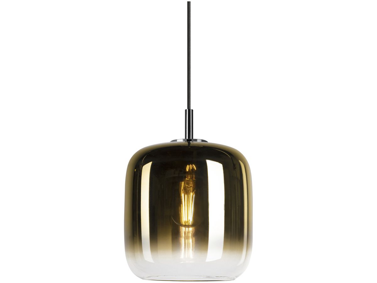 Pendelleuchte SLV PANTILO 20 E27 15W DIM direkt gold/chrom