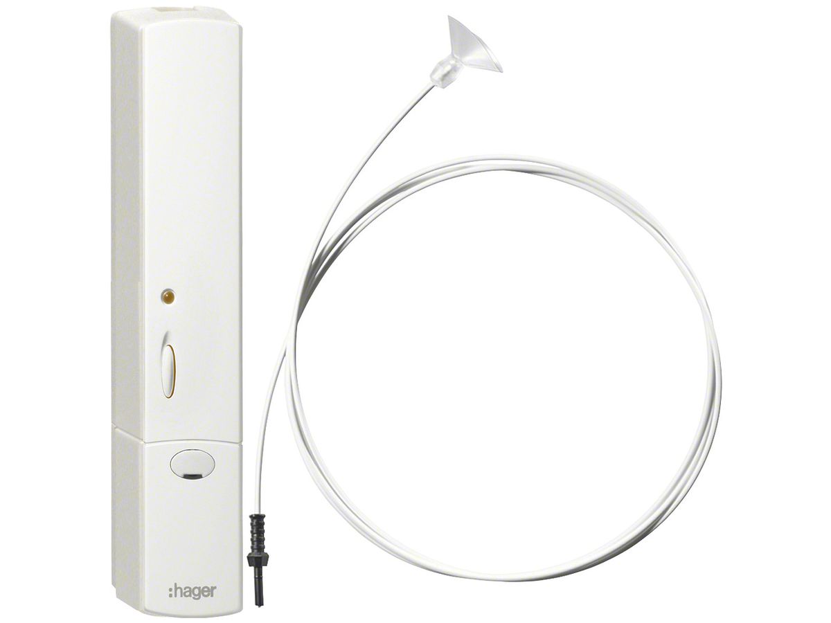 RF-Helligkeitssensor KNX Hager quicklink weiss