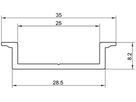 Apparateschiene Almatec AN 35.10 L=6m