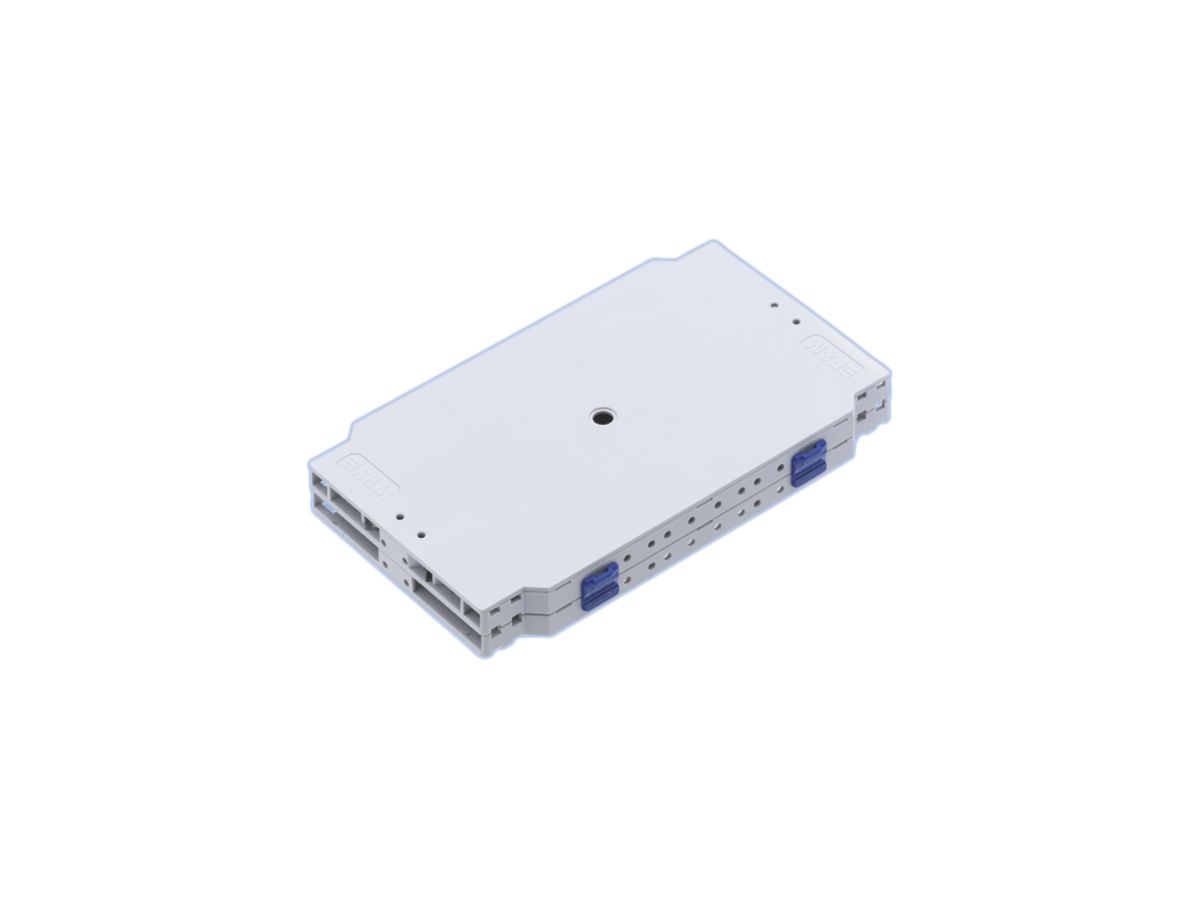 Spleisskassette LWL R35 für 19" 1HE, 92×18×155mm weiss