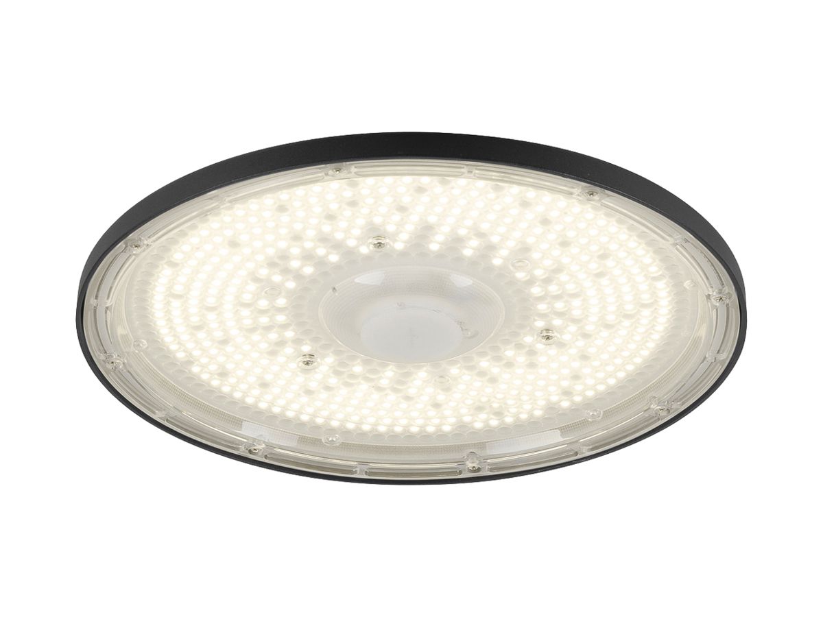 LED-Hallenstrahler SLV HIGHBAY C 340 100W 17500lm 840 IP65 VWB Ø340 schwarz