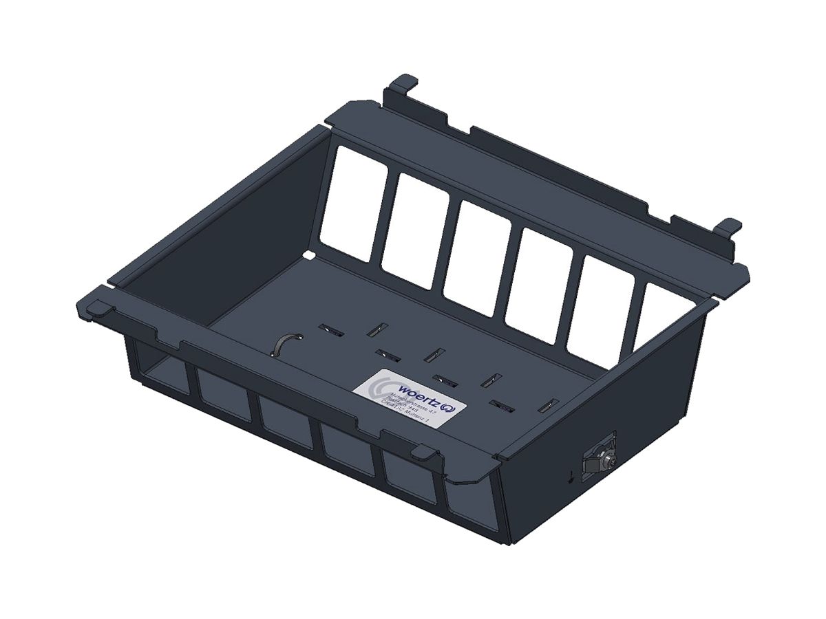 Einbaugehäuse Woertz zu DAK 8825 2×6 FLF stehend leer