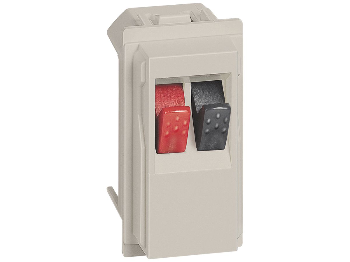 Audiodose Living Now mit Klemmanschluss 1 Modul sand