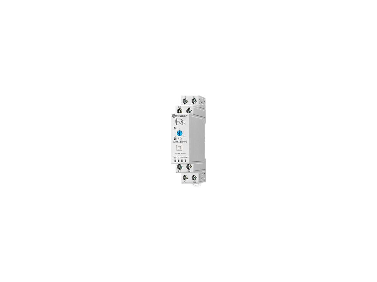 REG-Niveauregler FINDER 72.51 110…240VAC/DC 1CO Elektrodeneingänge 3
