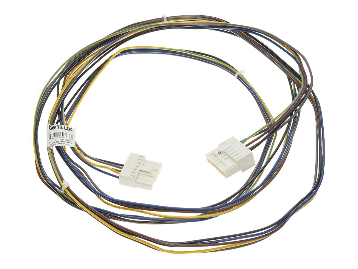 Durchverdrahtung DOTLUX LINEAfix 5-polig weiss 3m Kupplung/Stecker