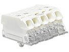 Verbindungsklemme 5P 0.5…2.5mm² "3/N/ERDE/1/2" 24A 450V ws/tr