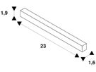 Flex-Verbinder SLV 48V TRACK 2-polig weiss
