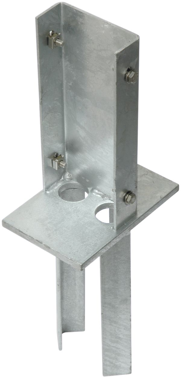 Montagesockel HABA, für Anschlusssäulen, mit Keil zum Einbetonieren