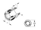 Verschraubung M50 25…34mm hellgrau halogenfrei