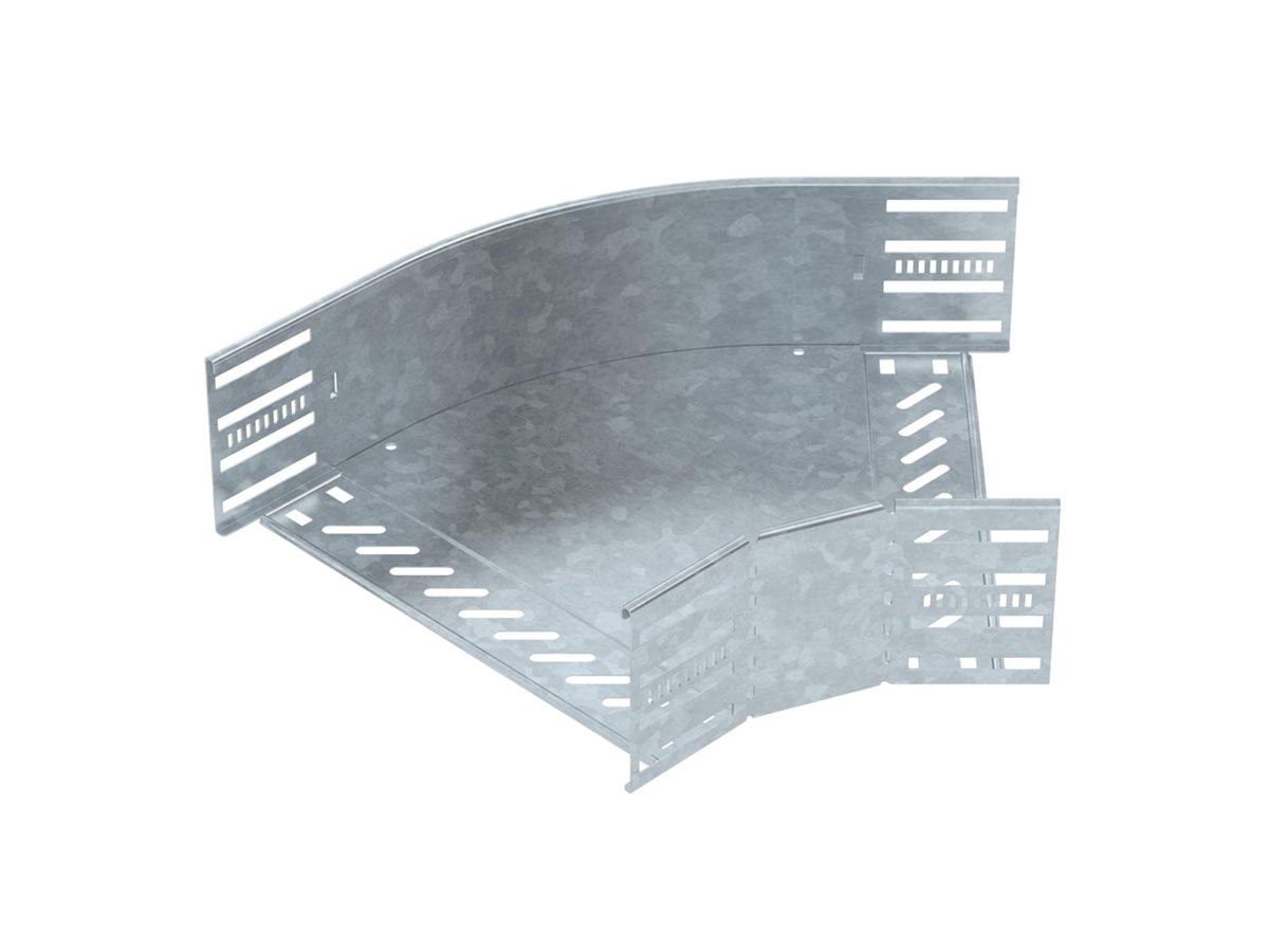Bogen BET RB 45° 110×300mm Stahl feuerverzinkt