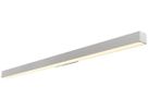 LED-Wandleuchte SLV Q-LINE, 42W 230V 3000K 3800lm IP20 silbergrau