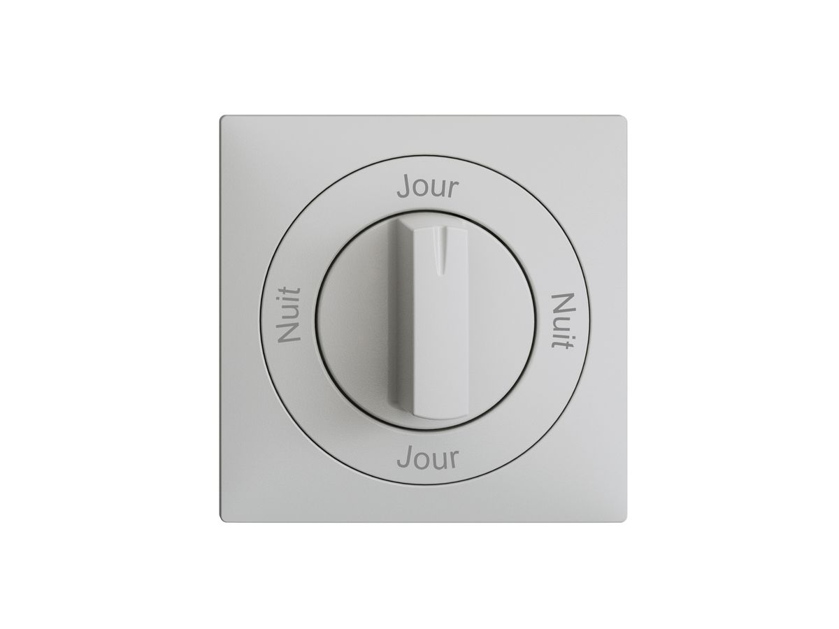 Frontset Nuit-Jour-Nuit-Jour EDIZIOdue 60×60mm hellgrau