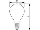 LED-Lampe Philips MAS LEDLuster E14 5.9W 806lm 2200…2700K DIM