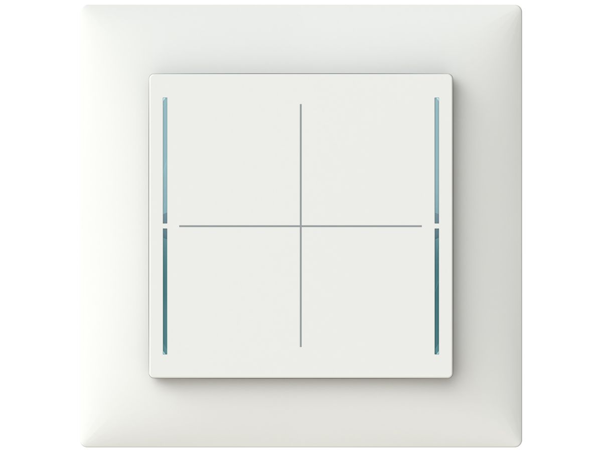 UP-Bedienelement ABB SIDUS touch B free@home mit BCU 1…4-fach weiss