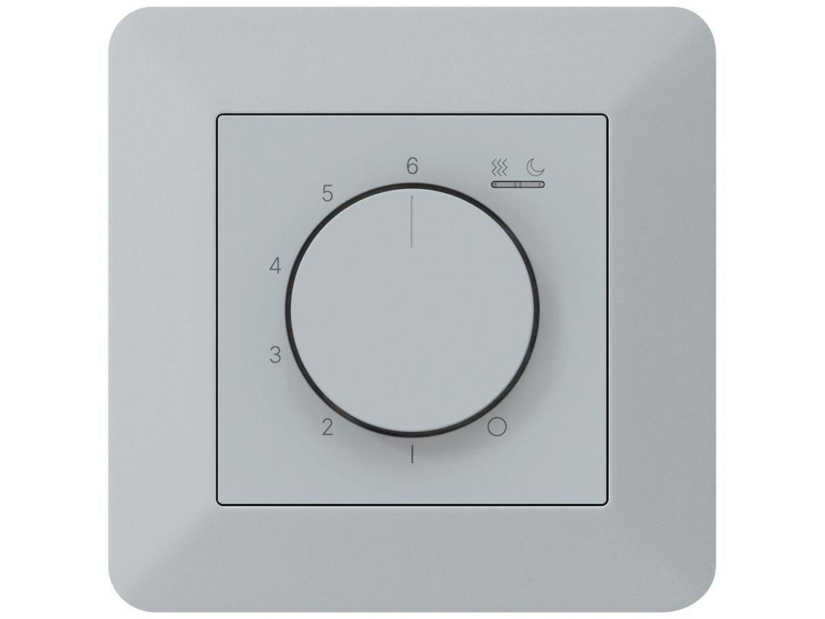 UP-Raumthermostat kallysto.trend An/Aus 230VAC 16A 92×92mm grau