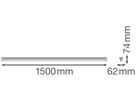 LED-Lichtleiste LDV LINEAR ULTRA OUTPUT Gen2 48W 7200lm 830/835/840 1458mm weiss