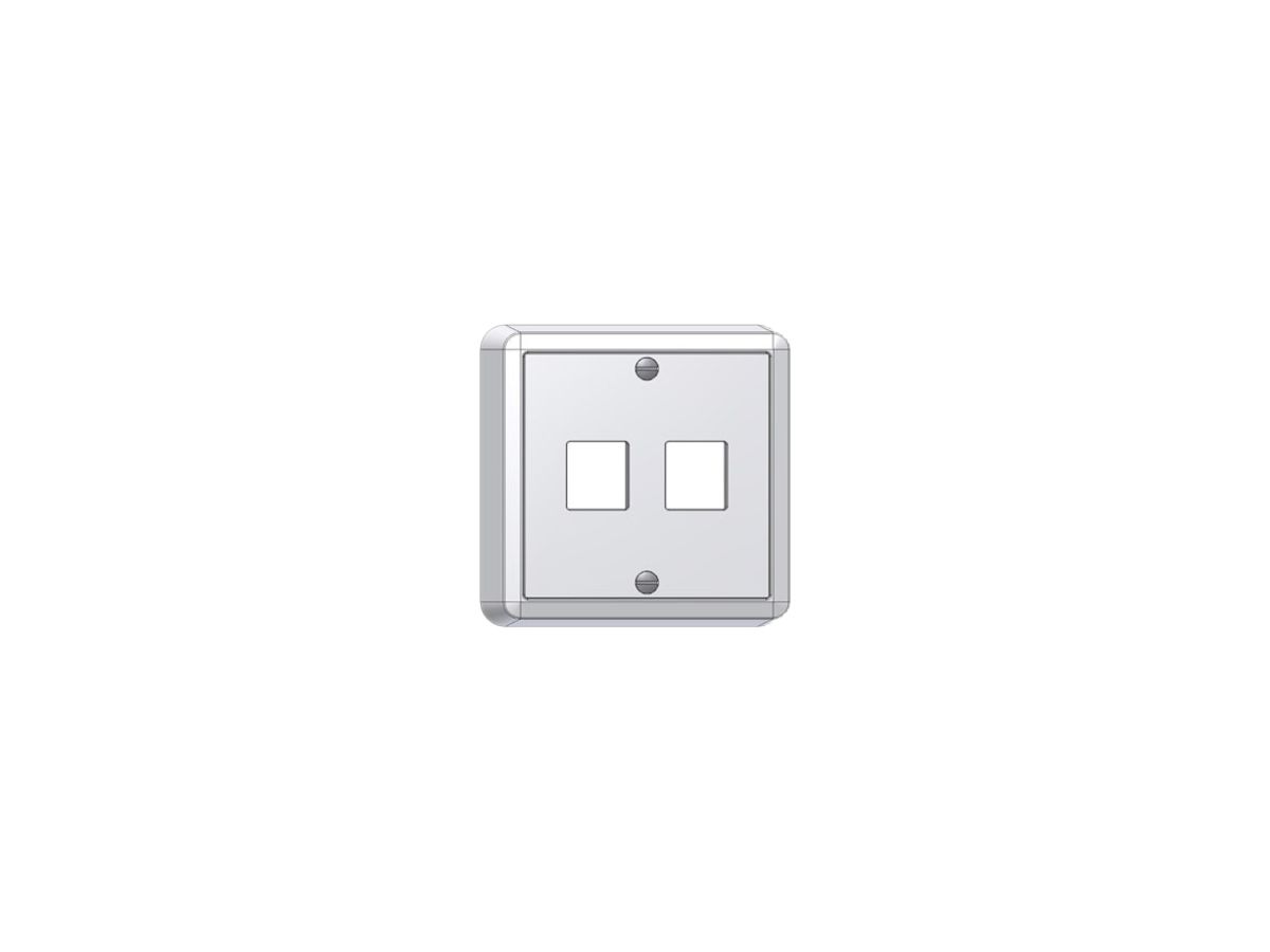AP-Montageset Keystone Dätwyler weiss 2×, Edue, gerade