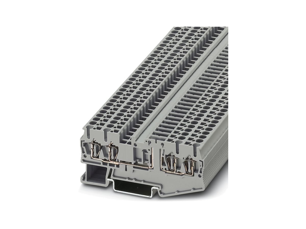 Reihenklemme 0.08…4mm² Zugfederanschluss grau