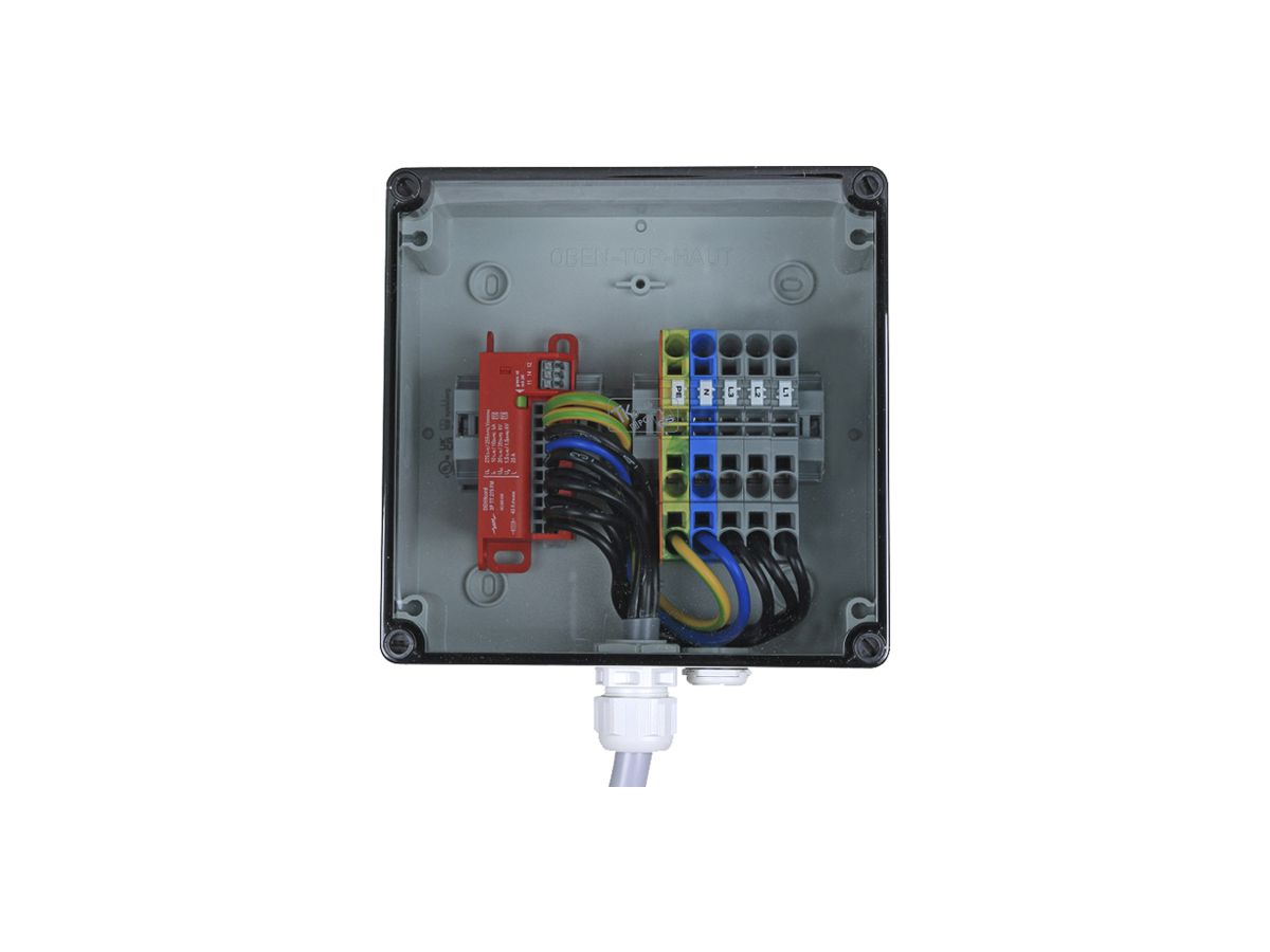 Gehäuseanschlusskasten DEHNcube DCU EMOB 2 32 Typ 2+3
