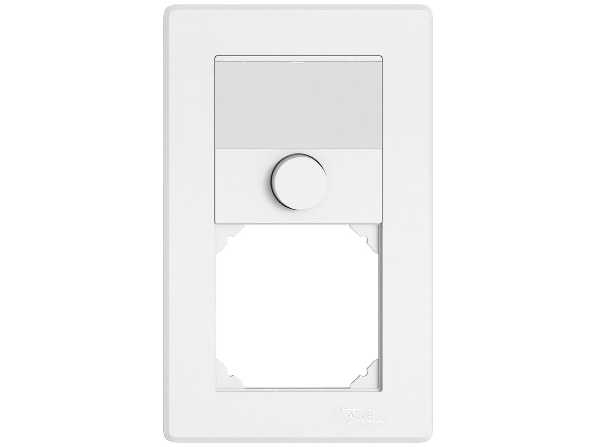 UP-Kombination EDIZIO.liv SNAPFIX® 2×1 156×96mm Schliesser 1L+leer weiss