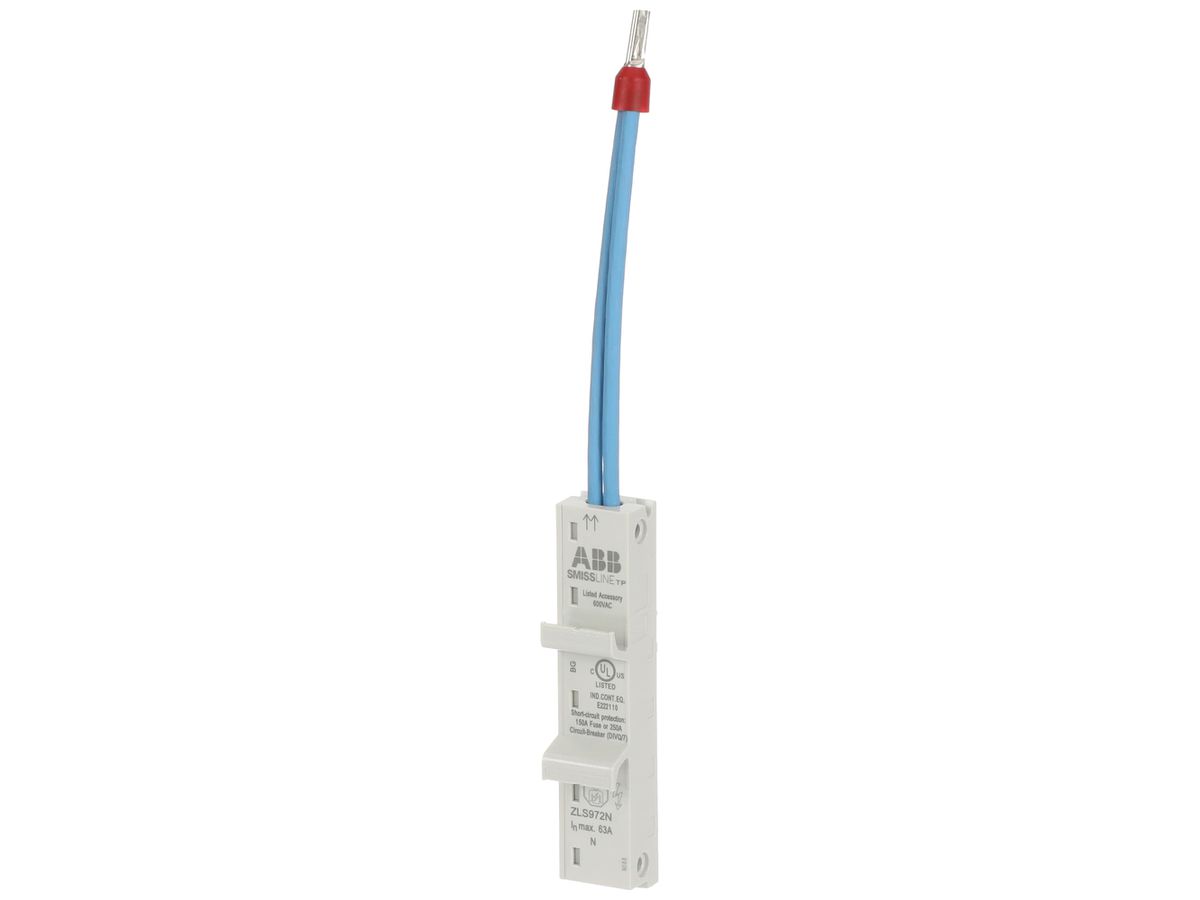 Adapter SMISSLINE TP DIN 63A N Litze oben