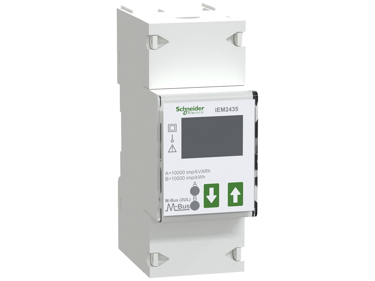 REG-Energiezähler Schneider Electric iEM2435 1P+N 100A Modbus