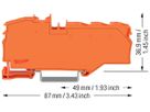 Verteilerblock WAGO TOPJOB S 1P 76A 1×Eing 16mm² 6×Ausg 4mm² or
