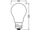 LED-Lampe LEDVANCE CLASSIC A E27 7.2W 1521lm 827 DIM Typ A mattiert Ø60×105mm