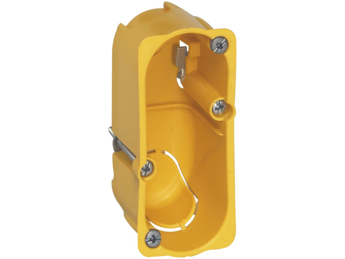 UP-Einlasskasten Batibox MOS gelb 1 Modul T=40mm für Hohlwand