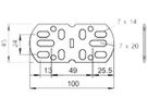 Verbinder Bettermann 110×46mm zu AZK-Kleinkanal