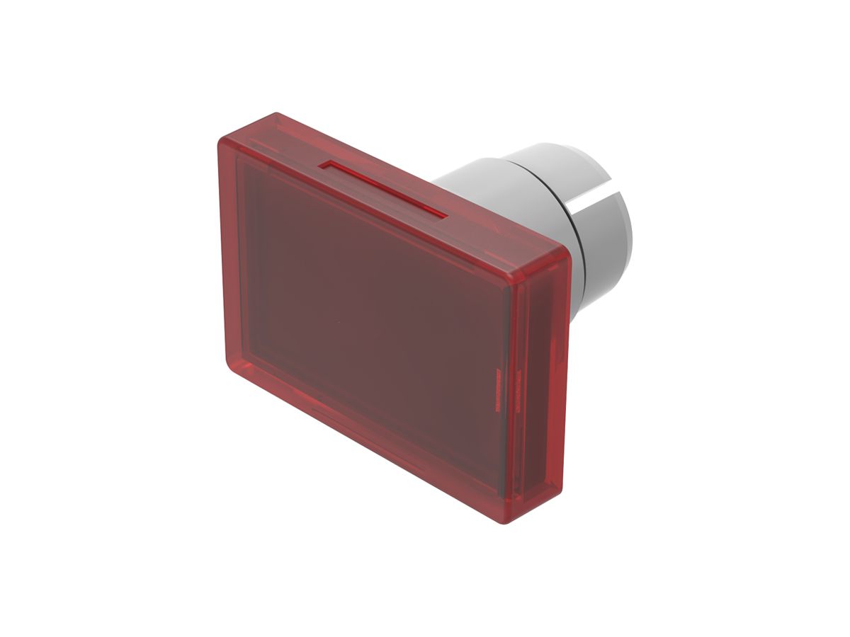 Druckhaube EAO22 17×25mm transparent, rot