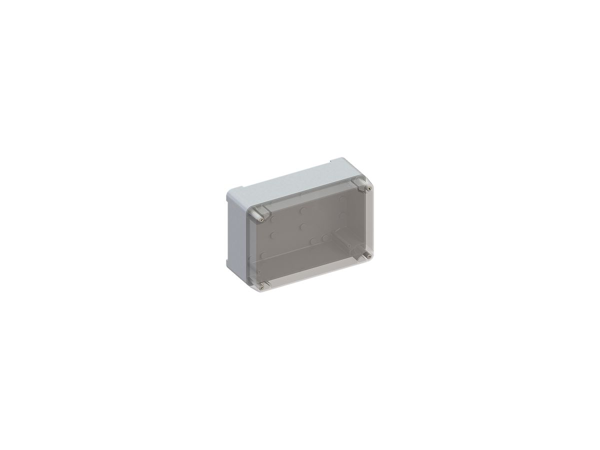 Abzweigdose AGRO 300×200×125mm leer PPO hellgrau transparent IP65