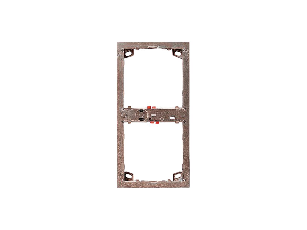 Montagerahmen Siedle, aus Zink-Druckguss, 2 Funktionsmodulen