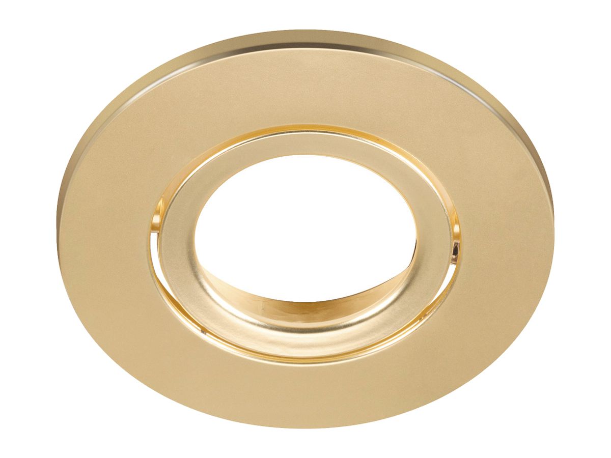 Abdeckring SLV UNIVERSAL IP65 Kunststoff Ø88×3.5mm Gold matt