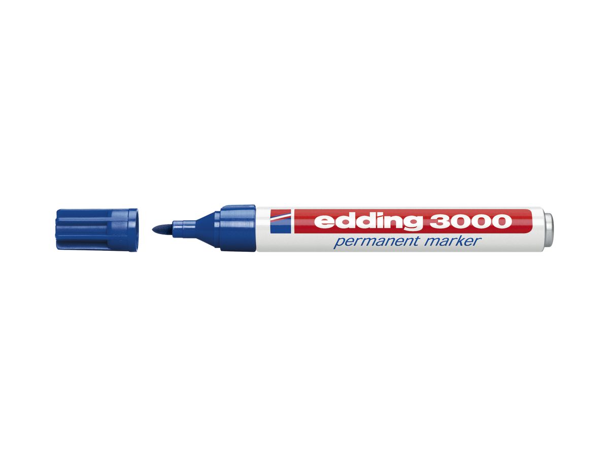 Markierstift edding Permanentmarker 3000 blau