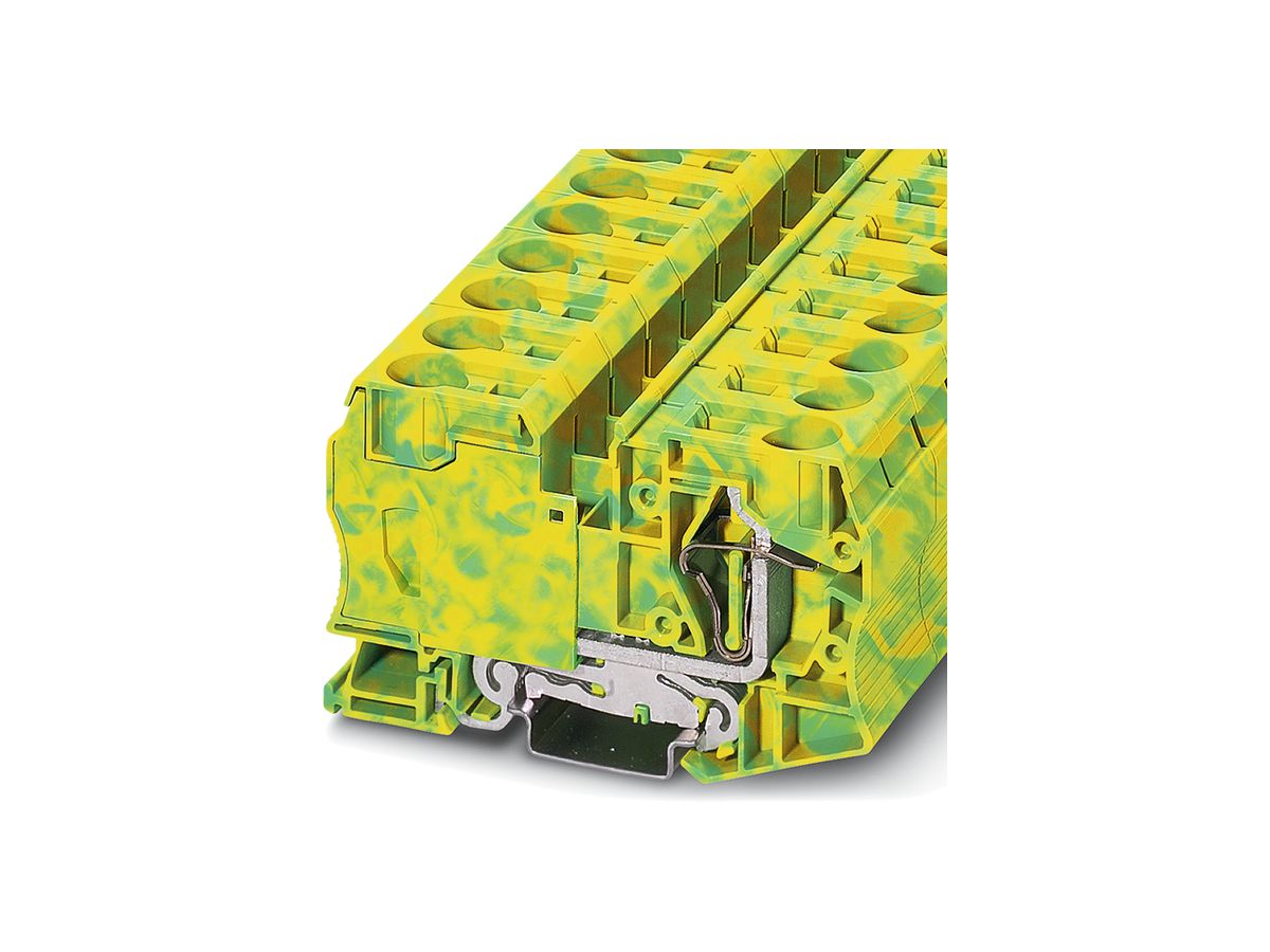 Durchgangsreihenklemme 2.5…35mm² grün/gelb, ST 35-PE